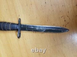 WWII US Bayonet for M1 Carbine Camillus Fighting Knife Dagger withUS M8A1