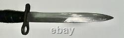 WWII US M1 Carbine Bayonet Camillus Fighting Knife Dagger withUS M8A1 PWH