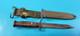 Wwii Us Military M3 Utica Fighting Dagger Knife + Usm8a1 Scabbard C12