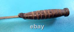 WWII US Military M3 UTICA Fighting Dagger Knife + USM8A1 Scabbard C12