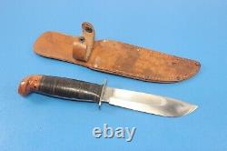 WWII WW2 Western Pilot Knife Baby Shark Fighting Dagger Bakelite Pommel + Sheath