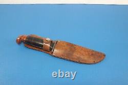 WWII WW2 Western Pilot Knife Baby Shark Fighting Dagger Bakelite Pommel + Sheath