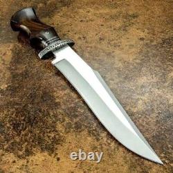 Wild Beautiful Custom Handmade 13 Inches Long In High Grade Steel Hunting Dagger