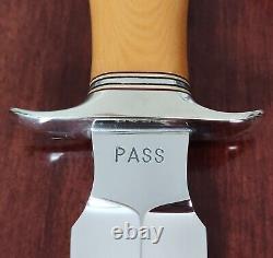 Will Pass Dagger-Micarta, Custom Carl Colson sheath Randall knife craftsman