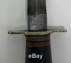 William Rogers Sheffield England I Cut My Way Knife Dagger VINTAGE