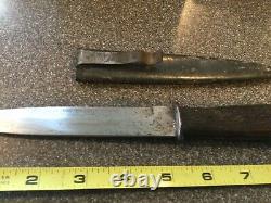 World War I-ii German Boot-dagger-fighting-trench Knife Metal Sheath 10 1/4