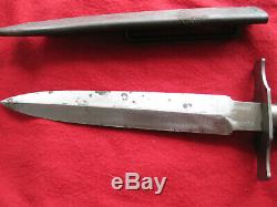 Ww1 French US Knife withScabbard GONON 41 M1916 Le Venguer Trench Fighting Dagger