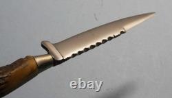 Ww1-ww2 Era Small German Boot Dagger Trench Fighting Knife Feldzog 1915 Item #16