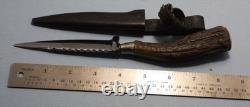 Ww1-ww2 Era Small German Boot Dagger Trench Fighting Knife Feldzog 1915 Item #16