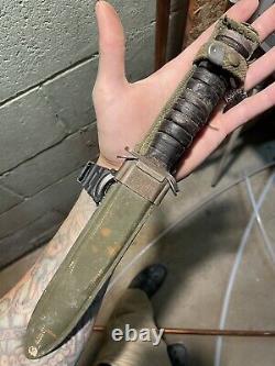 Ww2 M3 Utica Fighting Trench Knife Stiletto Dagger