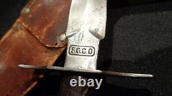 Ww2 Stiletto. French La Vengeur Fighting Knife 1916 S. G. C. O. Dagger