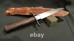 Ww2 Stiletto. French La Vengeur Fighting Knife 1916 S. G. C. O. Dagger