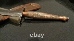 Wwii Fairbairn Sykes Stiletto Dagger J&i Marshall Ww2 F/s Fighting Knife