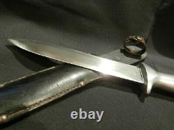 Wwii Ww2 Fighting Knife. Wwii Fighting Knife. 7 1/2 Dagger Blade Exc