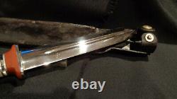 Wwii Ww2 Stiletto Fighting Knife. 7 7/8 D/e Dagger Blade. Theater-made