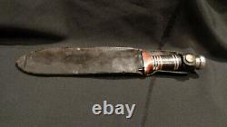 Wwii Ww2 Stiletto Fighting Knife. 7 7/8 D/e Dagger Blade. Theater-made