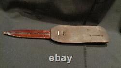 Wwii Ww2 Stiletto Fighting Knife. Large 8 D/e Dagger Blade. Theater-made
