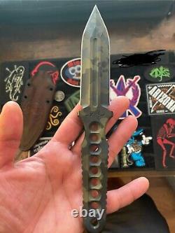 Zu Bladeworx Arclight Dagger. Black Multi cam