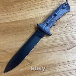 12 USA Chris R S35V Couteau de chasse de survie en plein air Couteau tactique Bowie