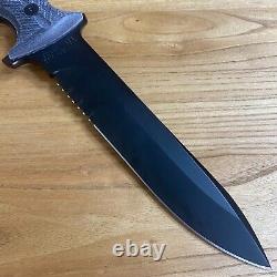 12 USA Chris R S35V Couteau de chasse de survie en plein air Couteau tactique Bowie