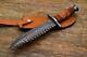 12custom Steel Commando Style Knife Commando Dagger &sheath Par Sn