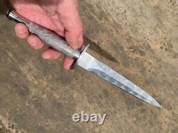 13custom Handmade Commando Style Damas Blade Dagger Avec Poignée En Acier
