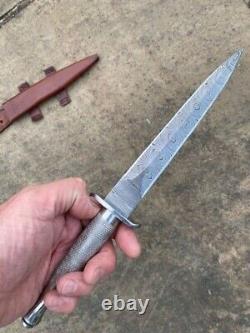 13custom Handmade Commando Style Damas Blade Dagger Avec Poignée En Acier