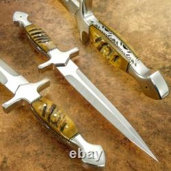 15 Superbes Dagues de Survie Tactiques en Acier Outil Forgé sur Mesure