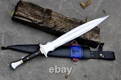 16 Pouces Lame Forgée À La Main Sam Sword-replica Barrow Épée-dagger-tang Complet