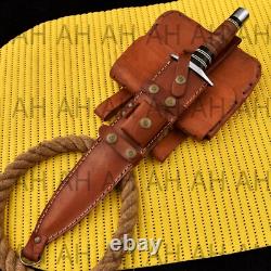 17 COUTEAUX DAGUES PERSONNALISÉS EN ACIER D2 ARKANSAS AVEC ÉTUI 2407