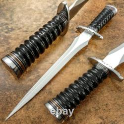17 Superbes Couteaux de Dague de Survie Tactique en Acier Forgé sur Mesure