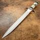 18 Vikings Lame En Acier Forgé Sur Mesure, Dague Tactique De Chasse Et De Survie