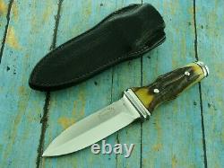 1977 A G Russell Allemagne Stag Stag Sting Boot Dagger Dirk Couteau Fixed Blade Ag Couteaux
