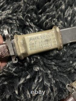 (2) Art de tranchée, couteaux militaires roumains vintage, couteau de combat antique, dague AK