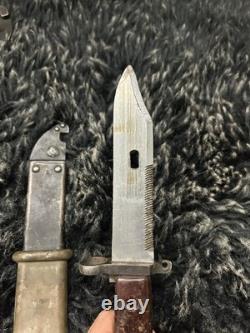 (2) Art de tranchée, couteaux militaires roumains vintage, couteau de combat antique, dague AK