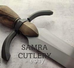 20 Pouces Sword Custom Handmade D2 Acier Montant Sword Knife+sheath