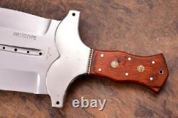 21.4ozair Custom D2 Steel Mirror Polonais Fulltang Beast Dagger Blade Knife 8281