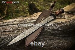 23 Handmade Gladiateur Greek Dragon Romain Sword Machete Gladius Medieval Knife