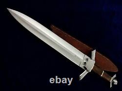 25 Couteau Bowie de chasse large en acier D2 fait à la main personnalisé SEO
