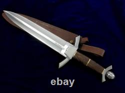 25 Couteau Bowie de chasse large en acier D2 fait à la main personnalisé SEO