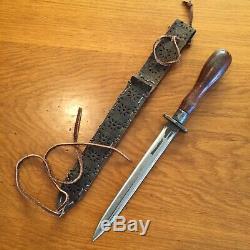 5 Special Forces Group Personal Sf V42 Dagger Fighting Knife & Sheathvietnam