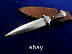 6.4 Couteau de combat Dague EDC robuste en acier D2 fait main avec lame fixe SEO