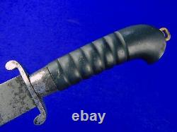 Allemagne Allemagne Wwi Ww1 Grand Couteau De Combat Dague Courte Épée Signée Blade