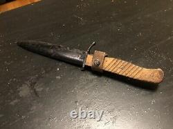 Allemand Ww1 Wwi Trench Fighting Knife Dagger Hughes #10 Mint Demag Kampfmesser