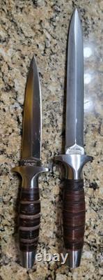 Années 1980 Valor Miami USA 373 Commando long Japon et couteaux dague fixe 407 Boot