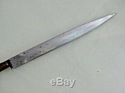 Antique Fighting Bresilien Couteau Poignard Blade Amérique Du Sud Fine Épée Qualité