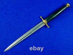 Antique Old 19 Century Français France Anglais British Navy Dagger Fighting Knife