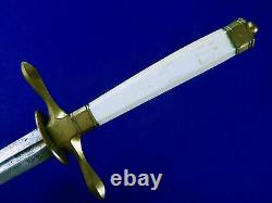 Antique Us Pre CIVIL War 1820's Navy Officer's Dagger Fighting Knife With Scabbard