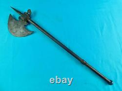 Antique Vintage Ancienne Moyen-Orient Inde Indien Hache de combat Dague Couteau de combat