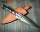 Athame En Acier Forgé à La Main, Poignard En Acier Torsadé Lourd, Couteau De Chasse Rituel